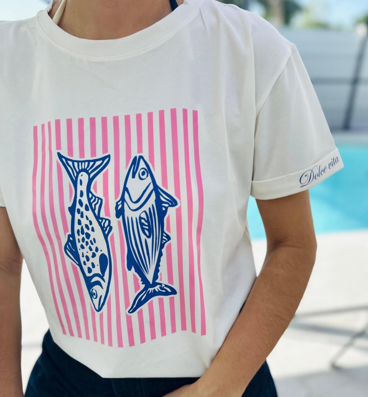CAMISETA LAS SARDINAS DOLCE VITA