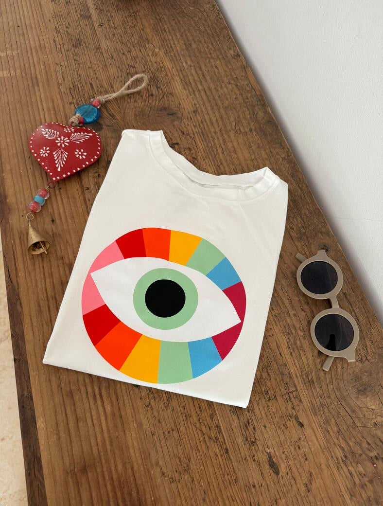 CAMISETA RAINBOW EYE