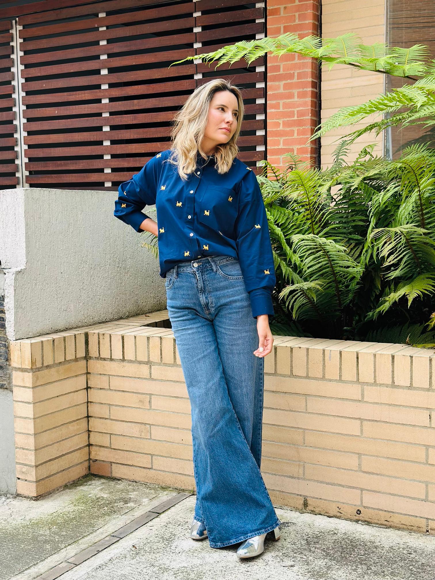 CAMISA ADELAIDA ||| LOS GATOS