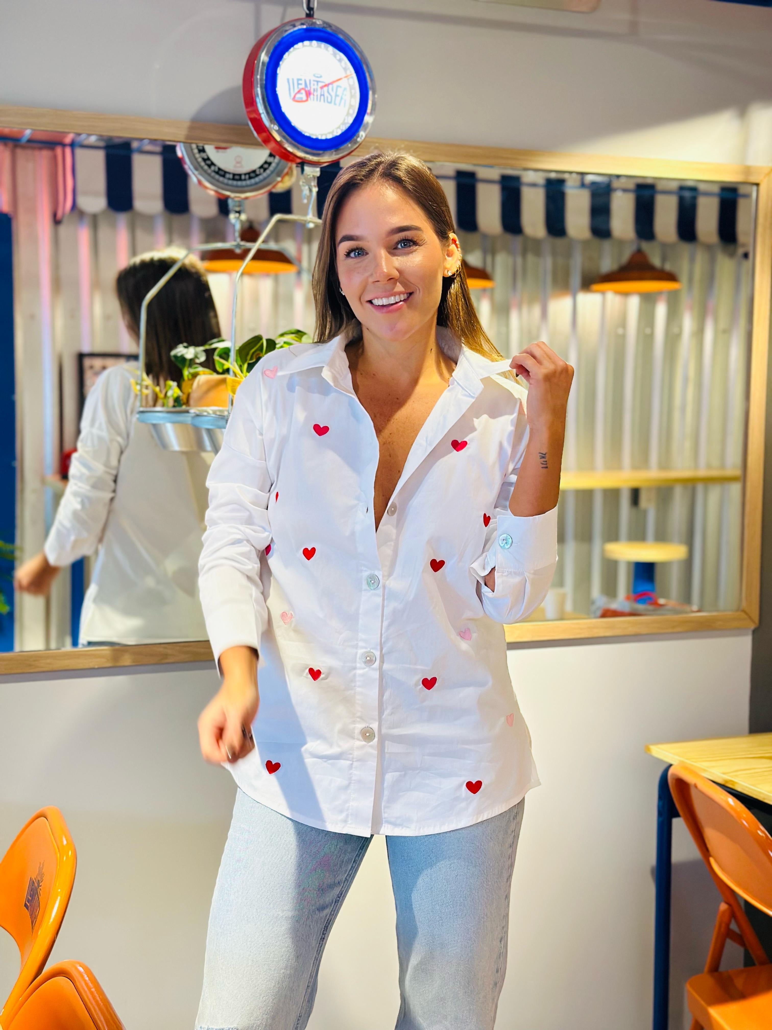 CAMISA CORAZONES DEGRADE