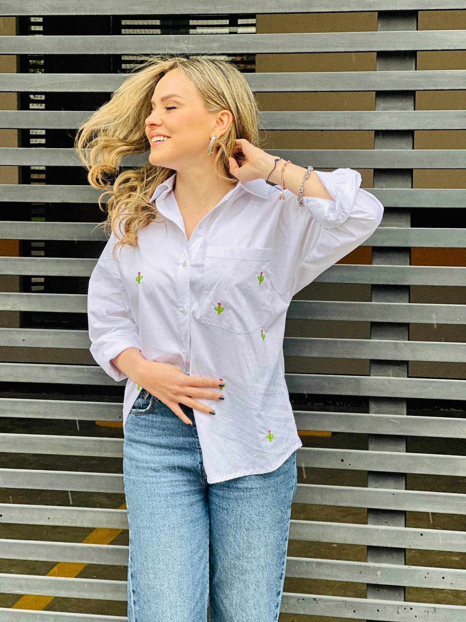 CAMISA ADELAIDA ||| LOS CACTUS TAMBIÉN FLORECEN