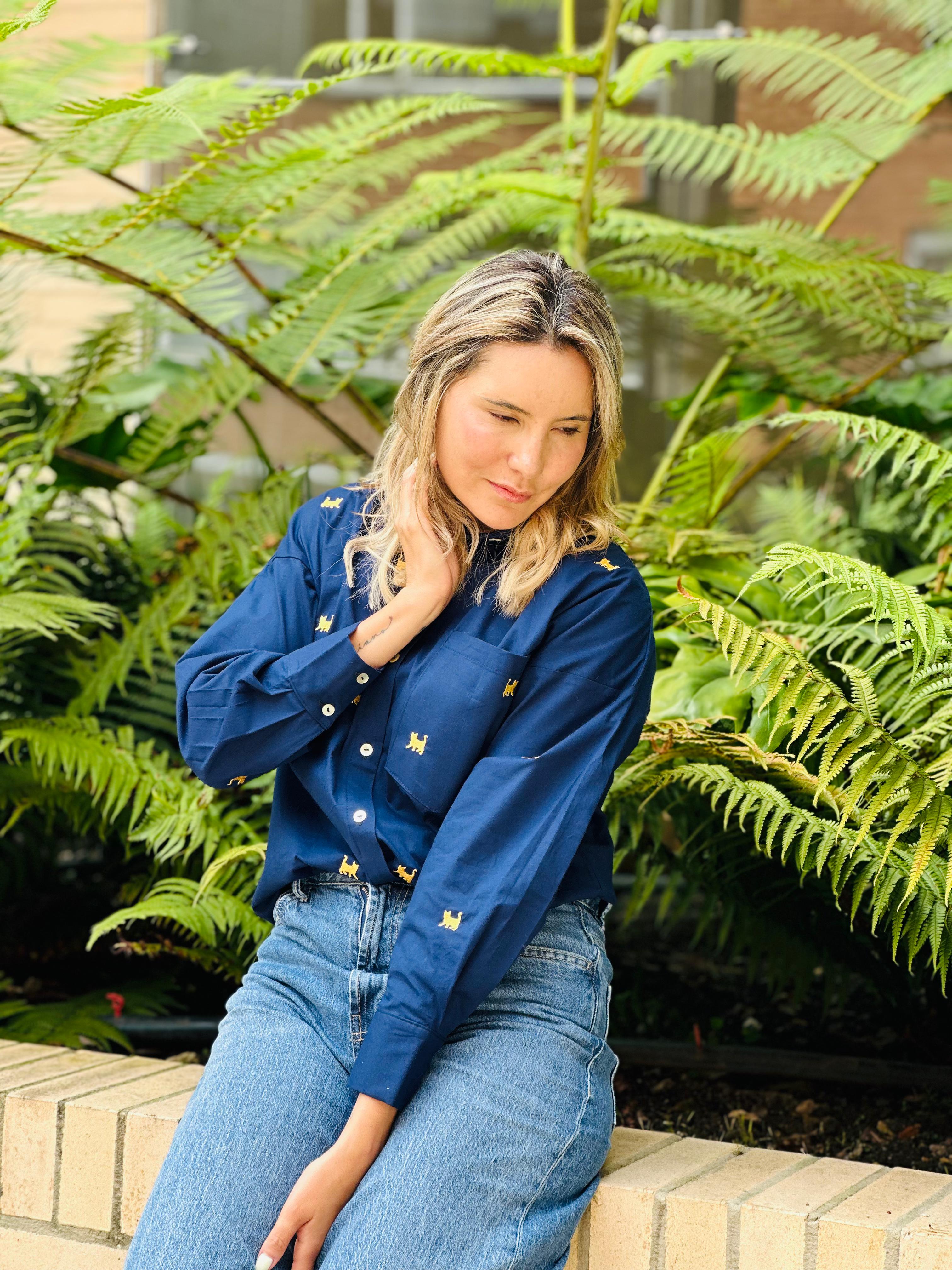 CAMISA ADELAIDA ||| LOS GATOS