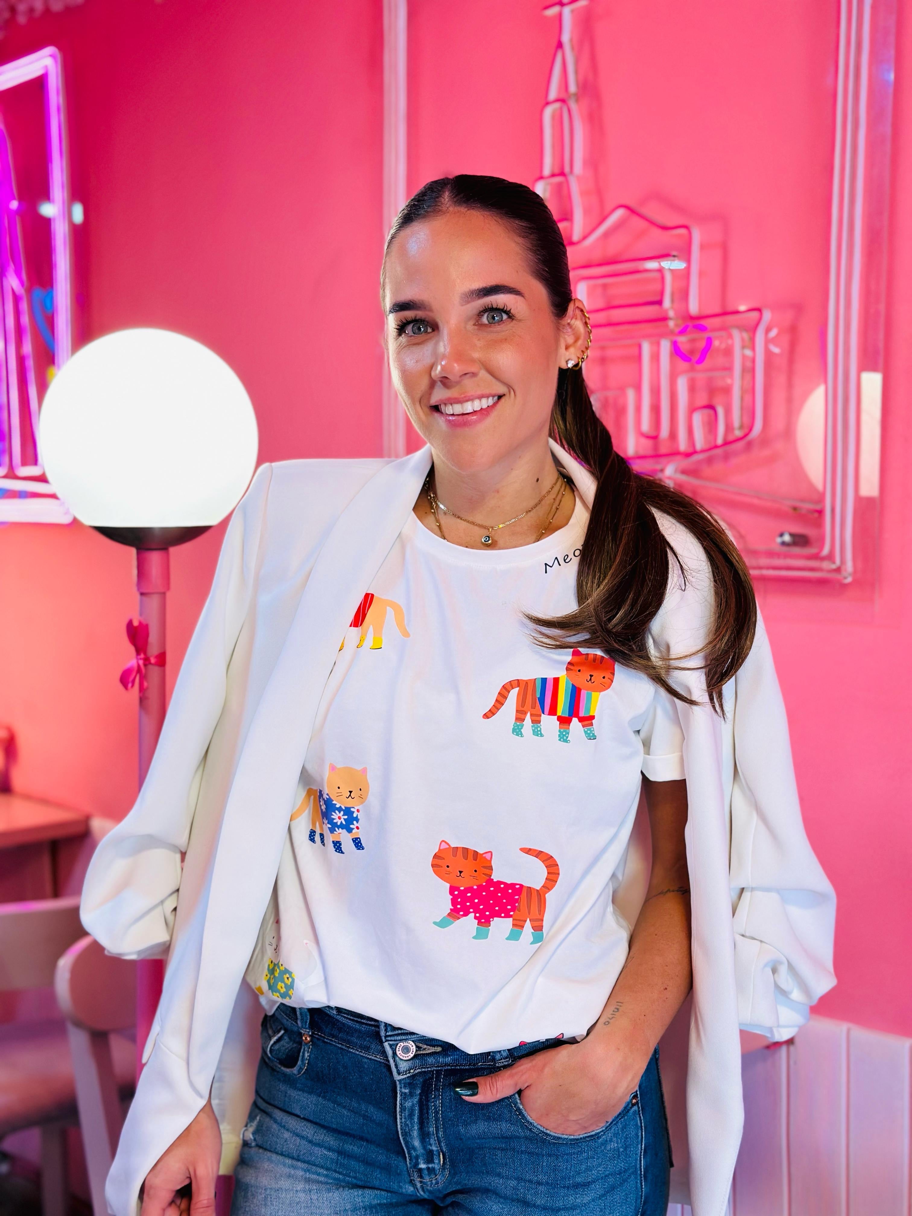 CAMISETA FASHION CATS