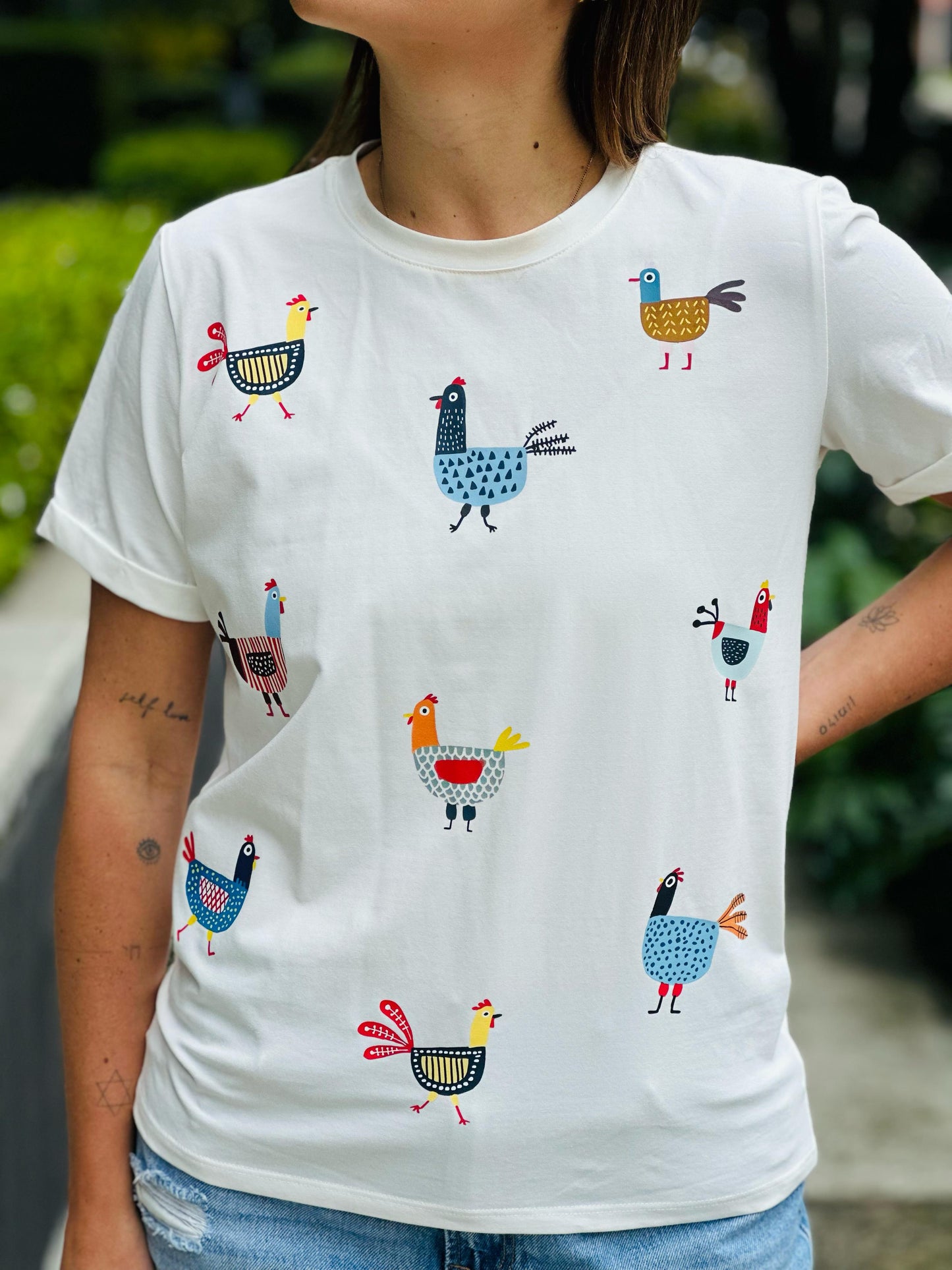 CAMISETA FIESTA DE GALLINITAS