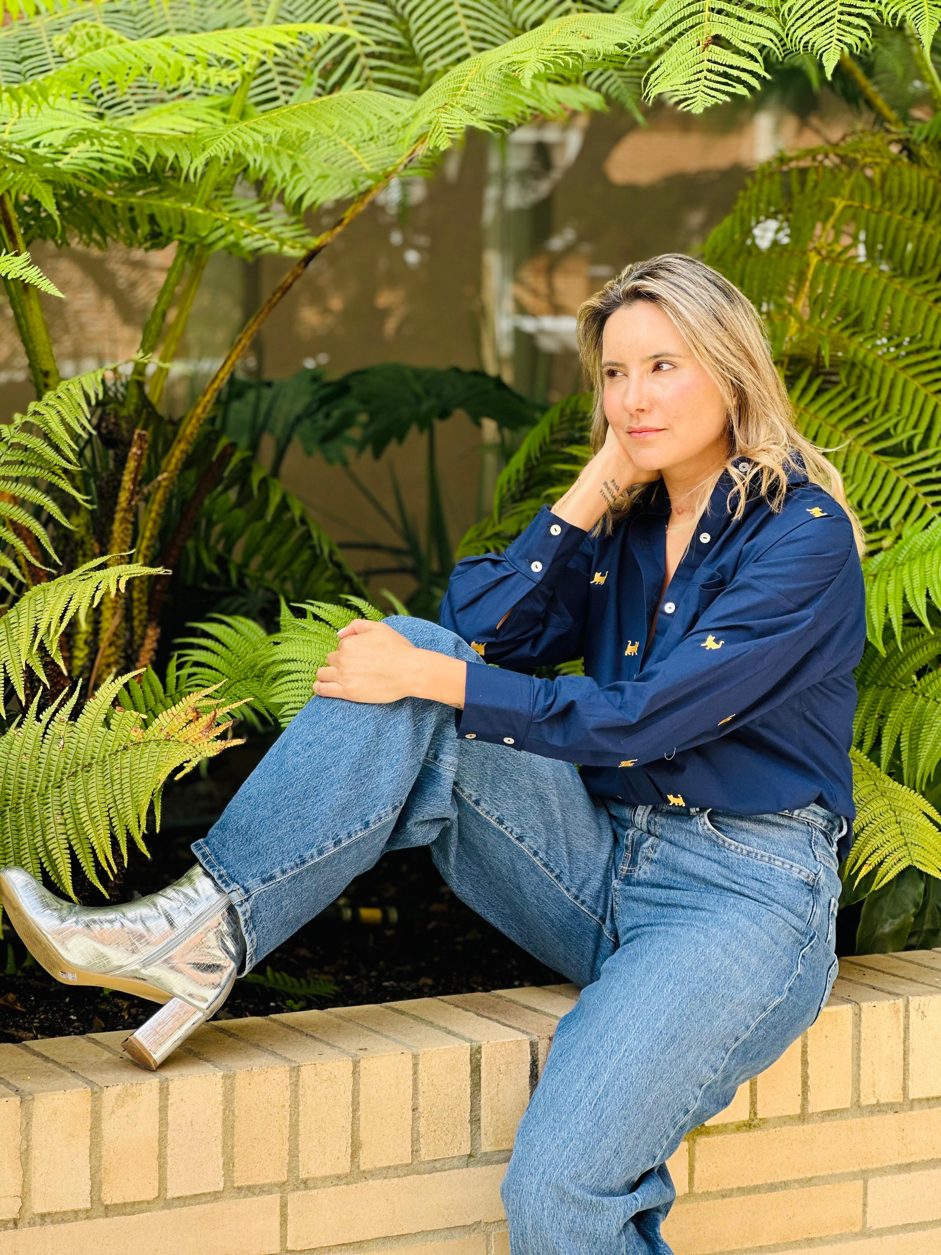 CAMISA ADELAIDA ||| LOS GATOS