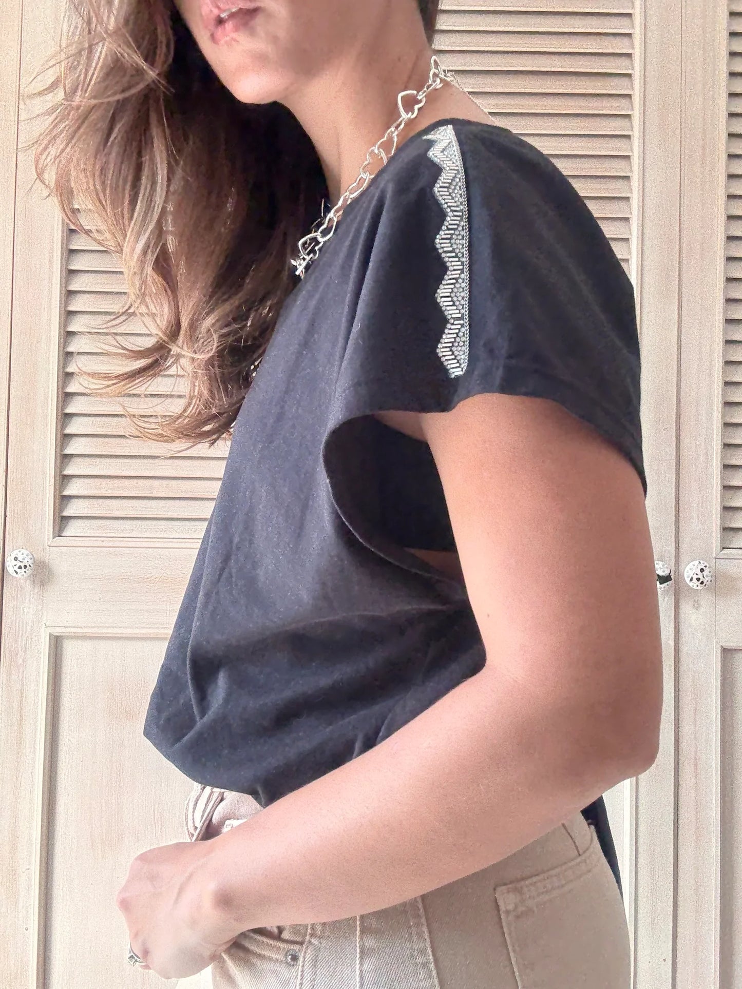 CAMISETA SHINY SHOULDERS