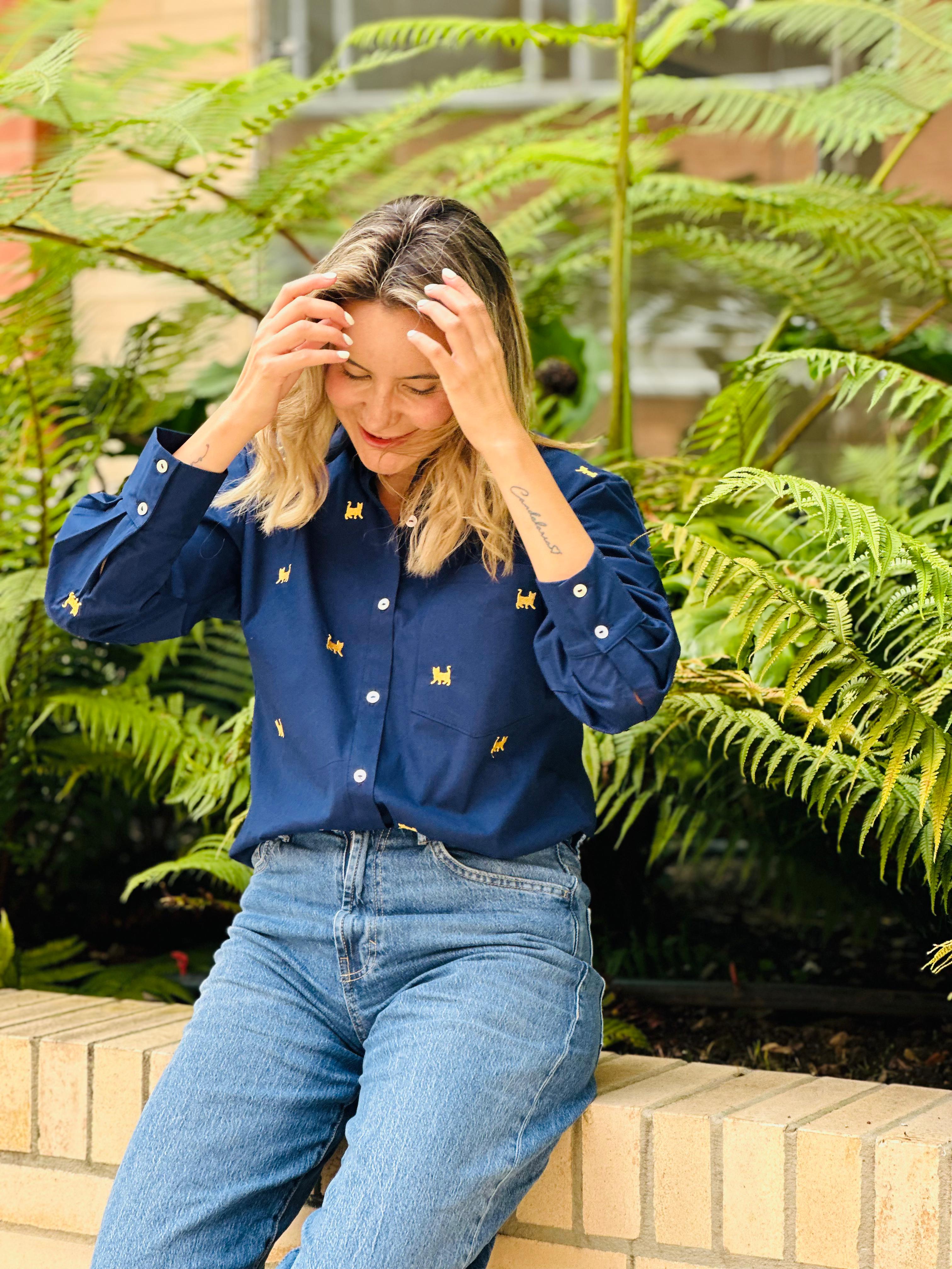 CAMISA ADELAIDA ||| LOS GATOS