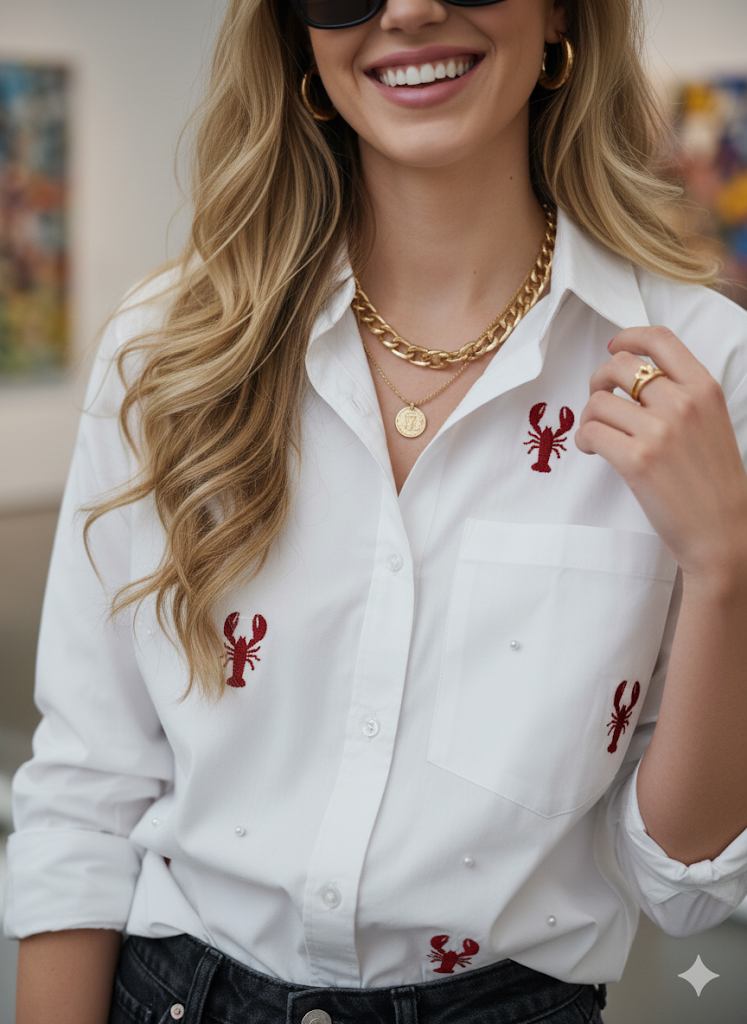 CAMISA ARIZONA|||PARTY PEARL LOBSTER