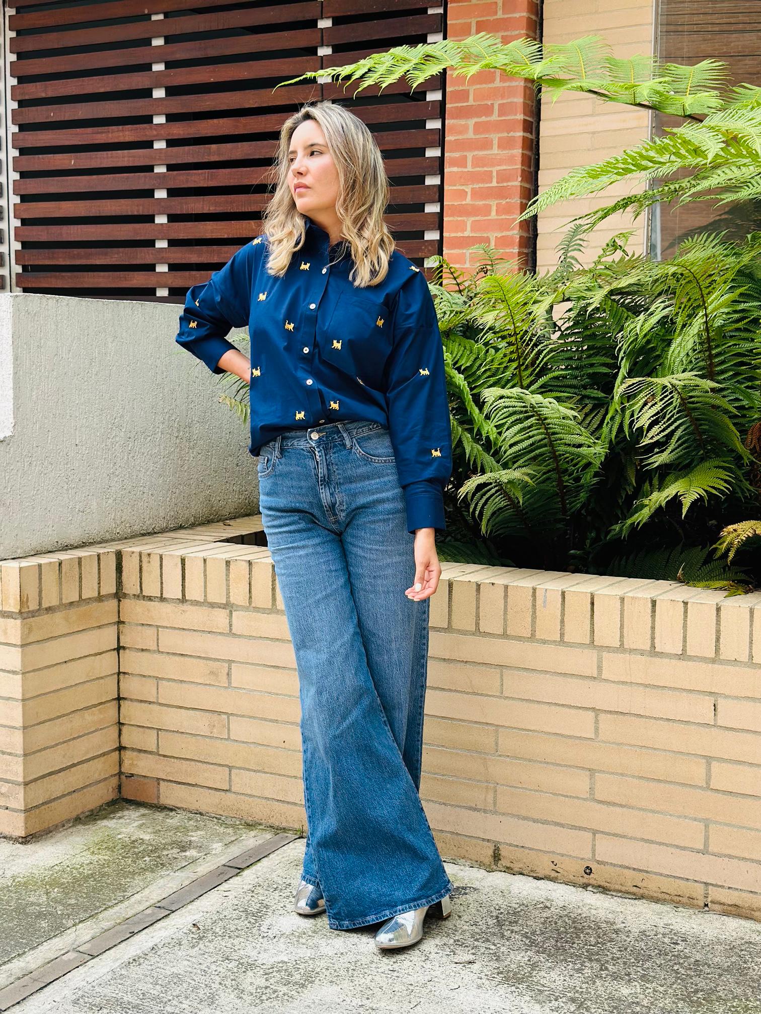 CAMISA ADELAIDA ||| LOS GATOS