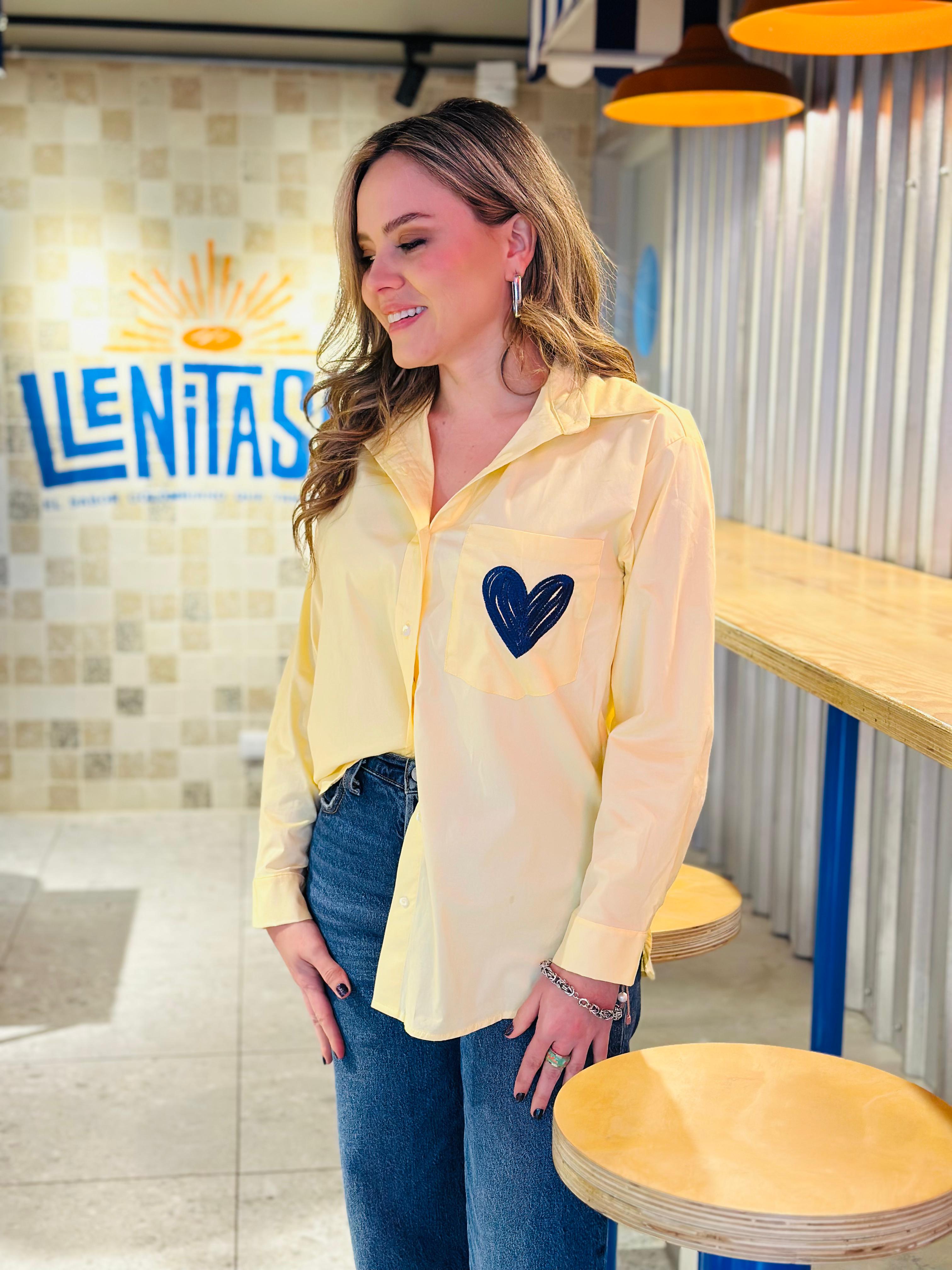 CAMISA GALICIA|||AMOR PINTADO DE AZUL