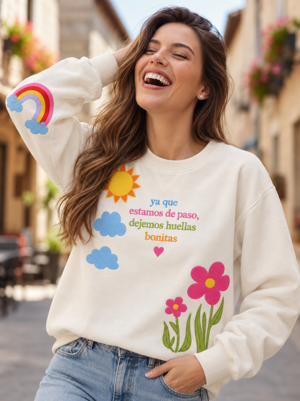 HOODIE HUELLAS BONITAS