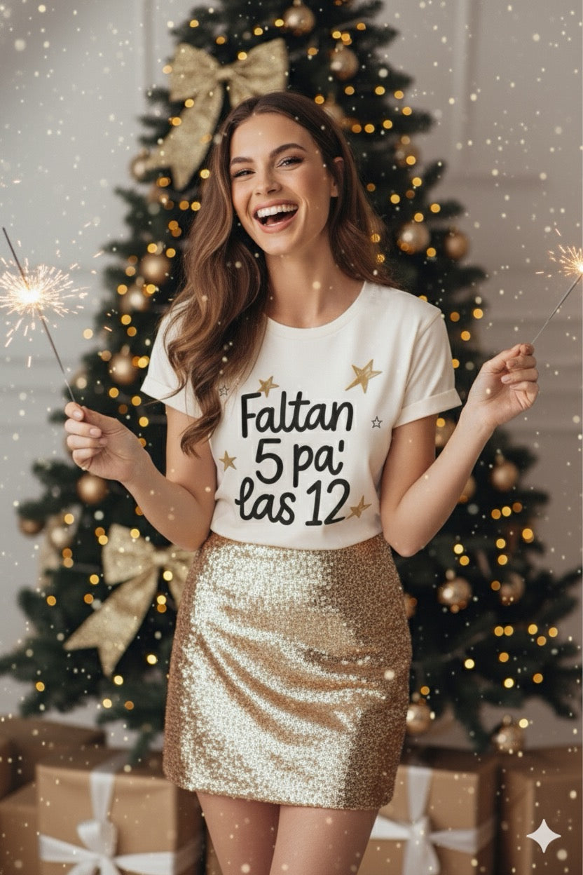 CAMISETA FALTAN 5 PA LAS 12