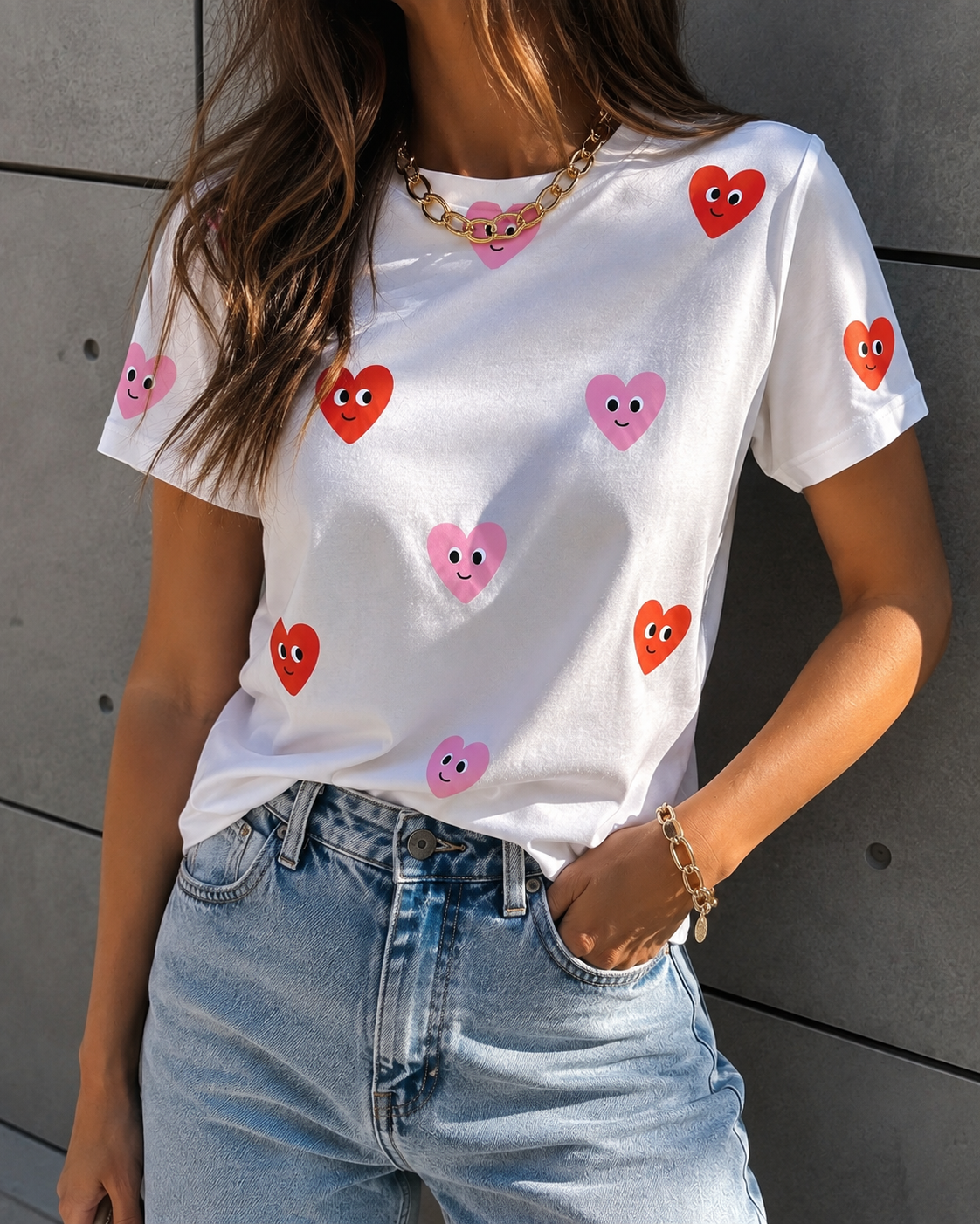 CAMISETA HAPPY HEARTS