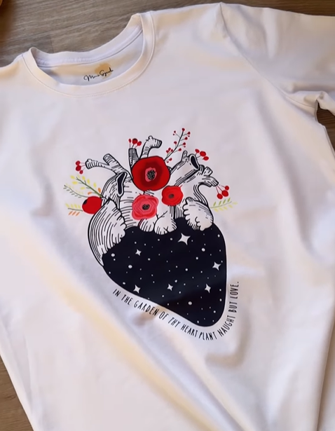 CAMISETA JARDIN DEL CORAZON