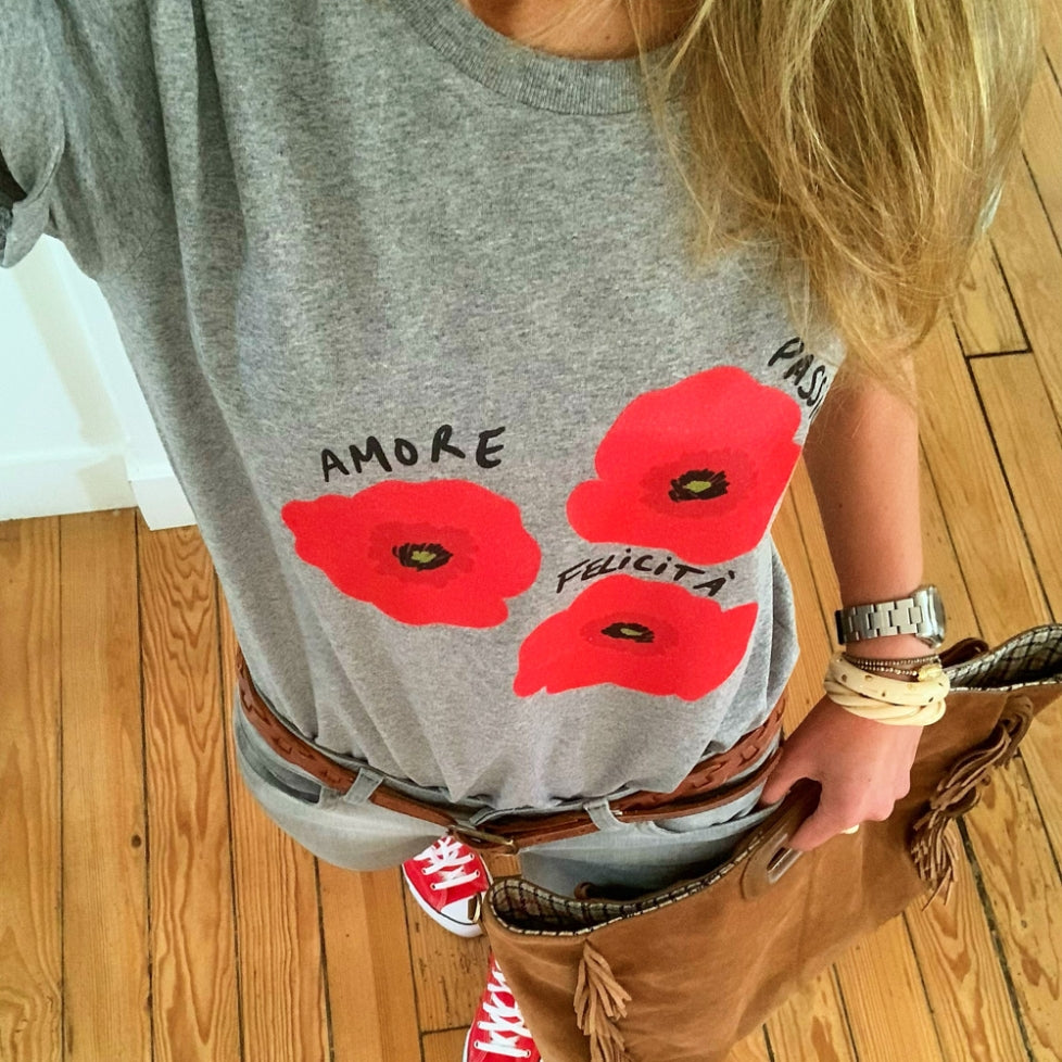 CAMISETA MARGARITAS DE AMOR