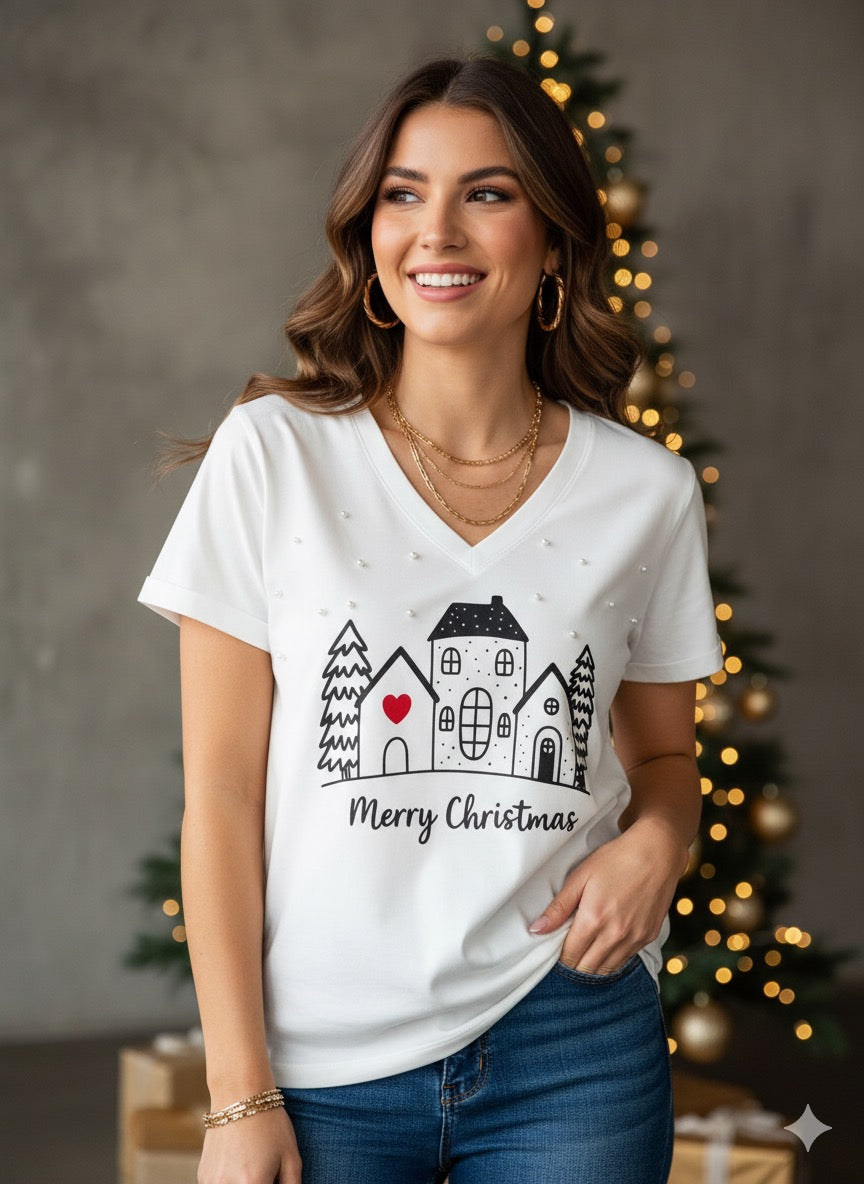 CAMISETA CHRISTMAS TOWN