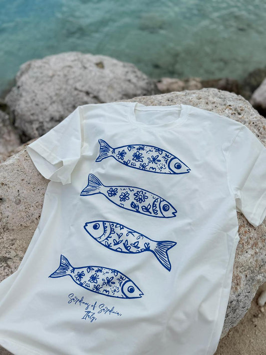 CAMISETA OVERSIZE SARDINES OF SARDINIA