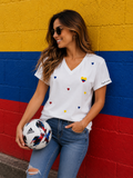 CAMISETA FIESTA TRICOLOR