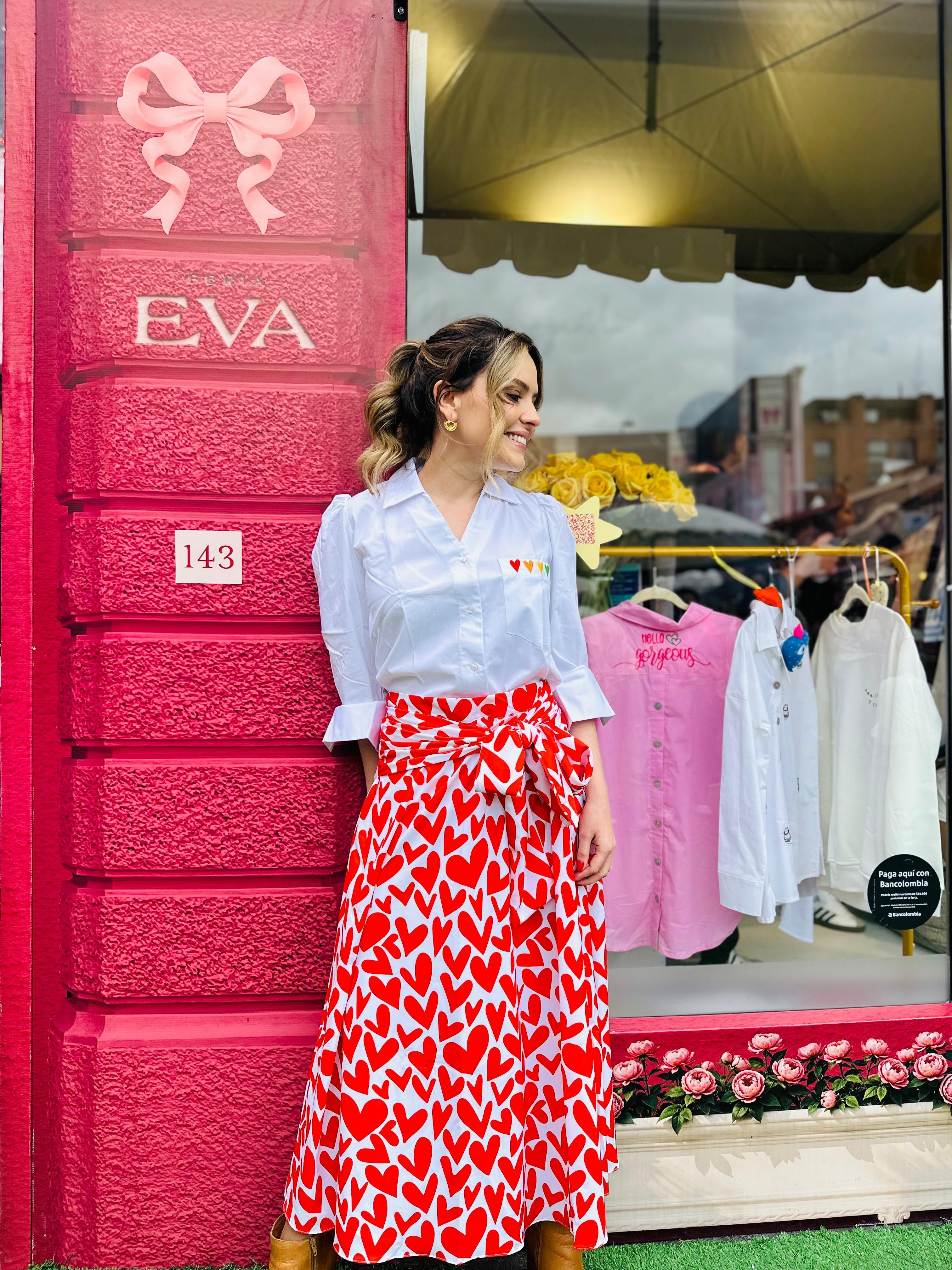 FALDA EXPLOSION DE CORAZONES