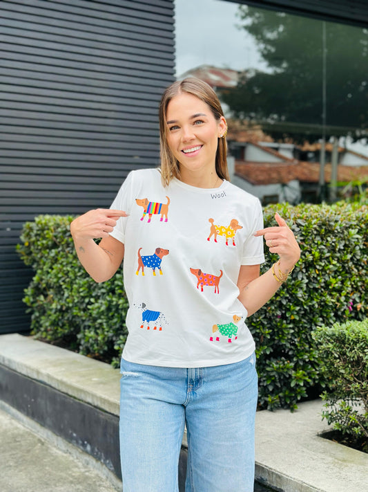 CAMISETA FASHION DOGS