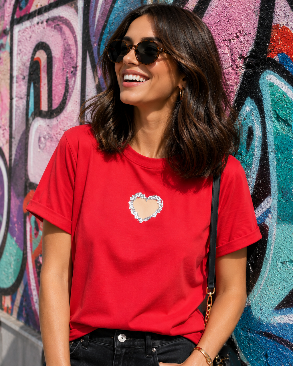 CAMISETA DIAMOND HEARTS