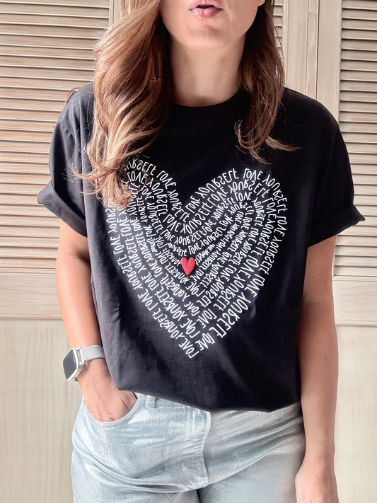 CAMISETA LOVE INFINITO