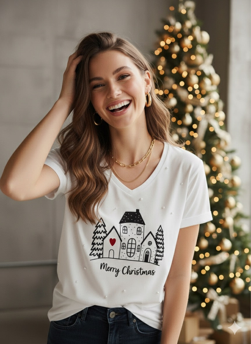 CAMISETA CHRISTMAS TOWN