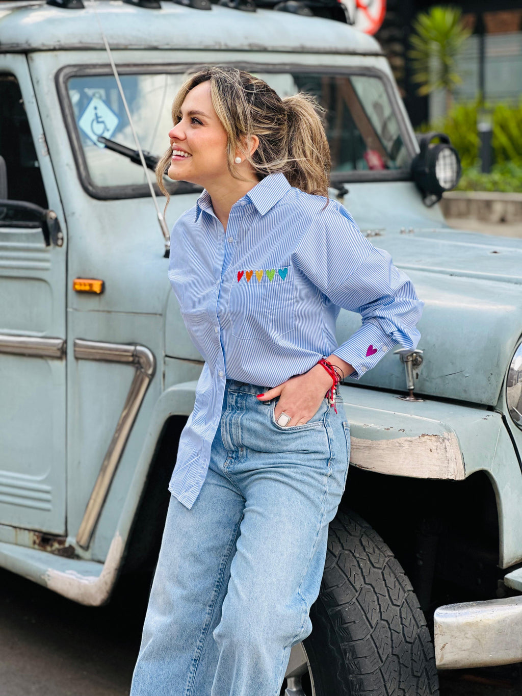 CAMISA ADELAIDA ||| SHINING RAINBOW