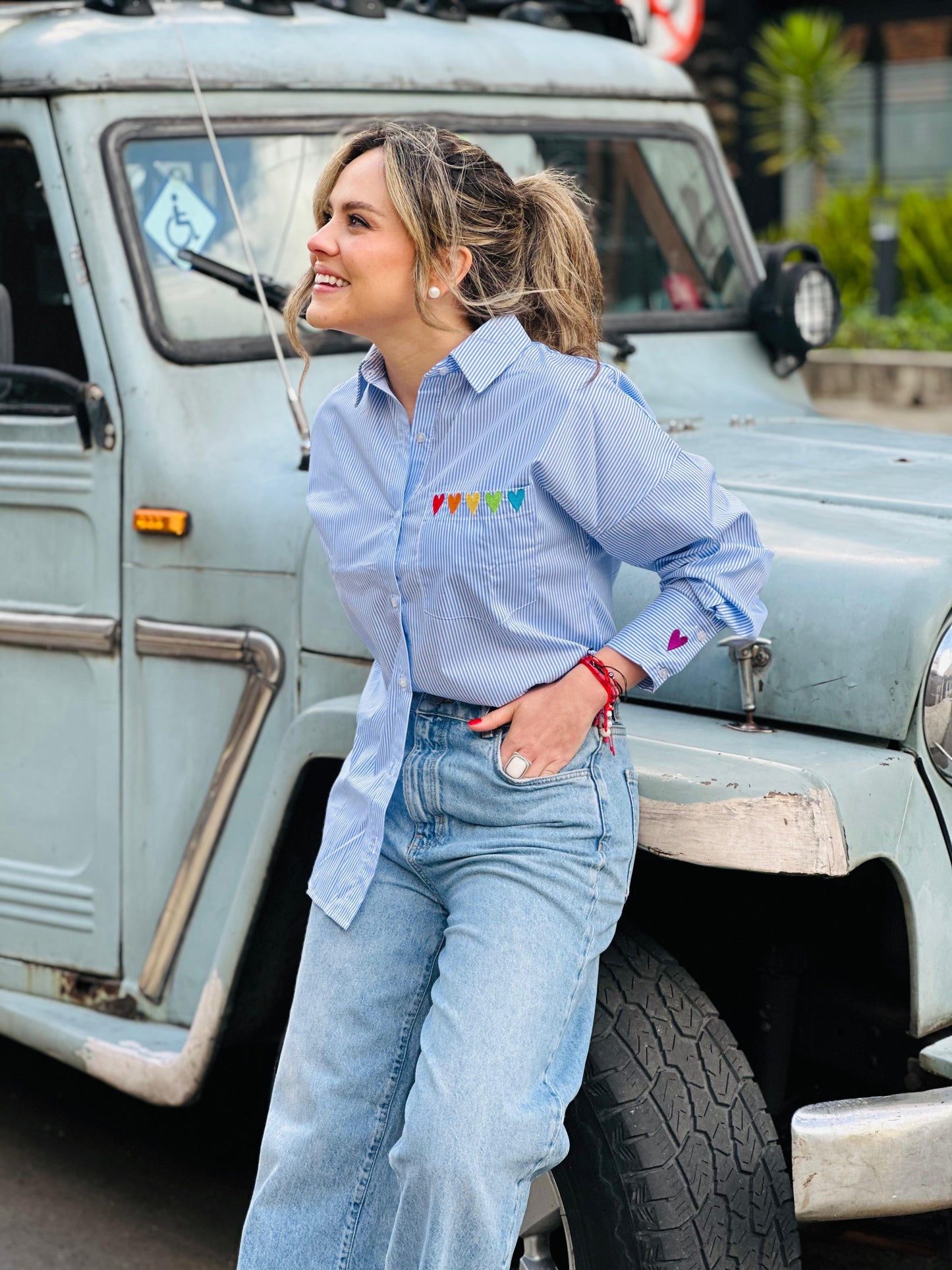 CAMISA ADELAIDA ||| SHINING RAINBOW