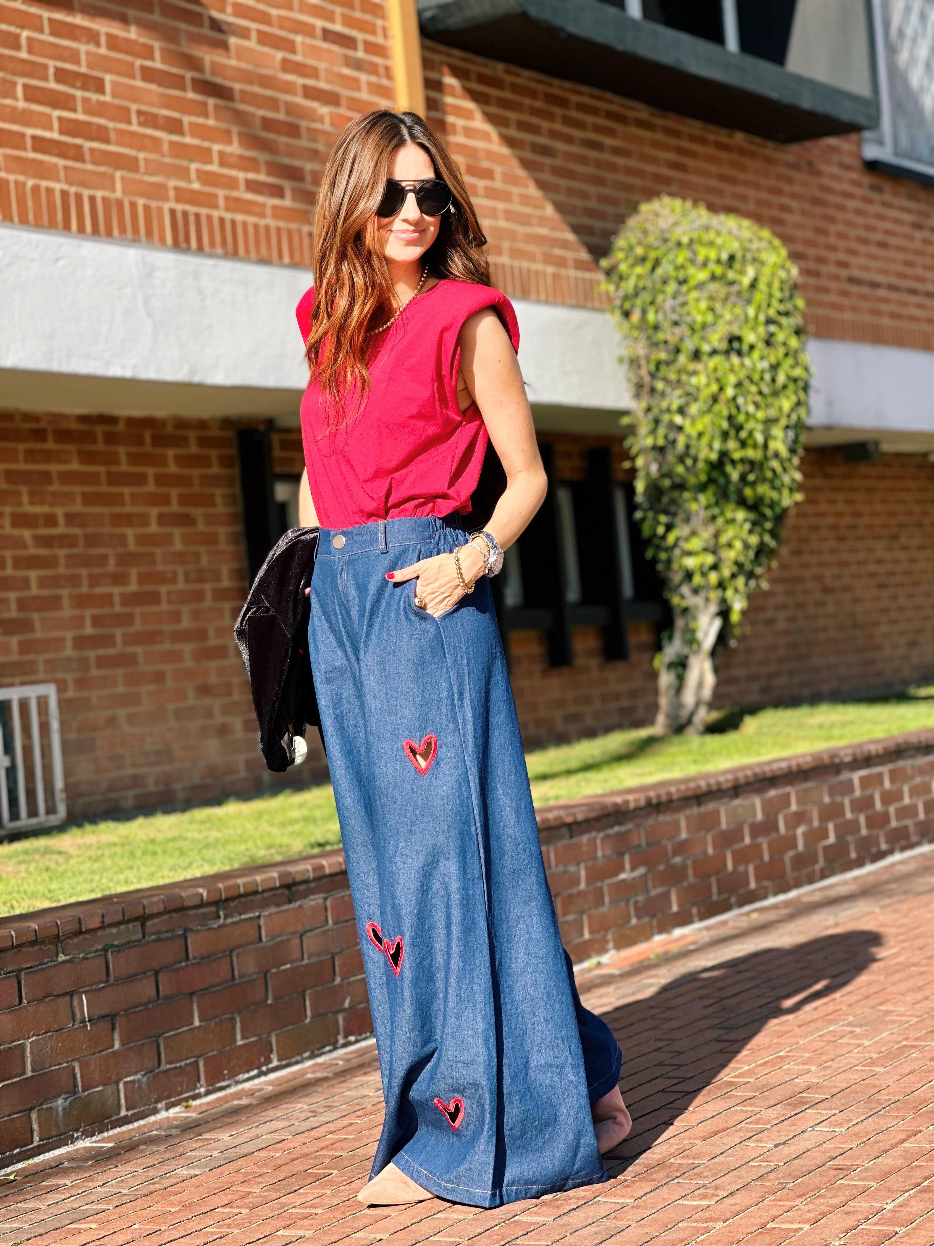 PANTALON AMOR EN INDIGO