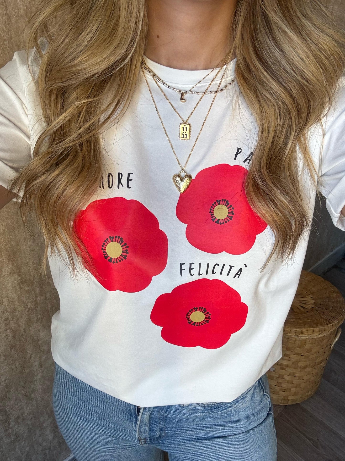 CAMISETA MARGARITAS DE AMOR