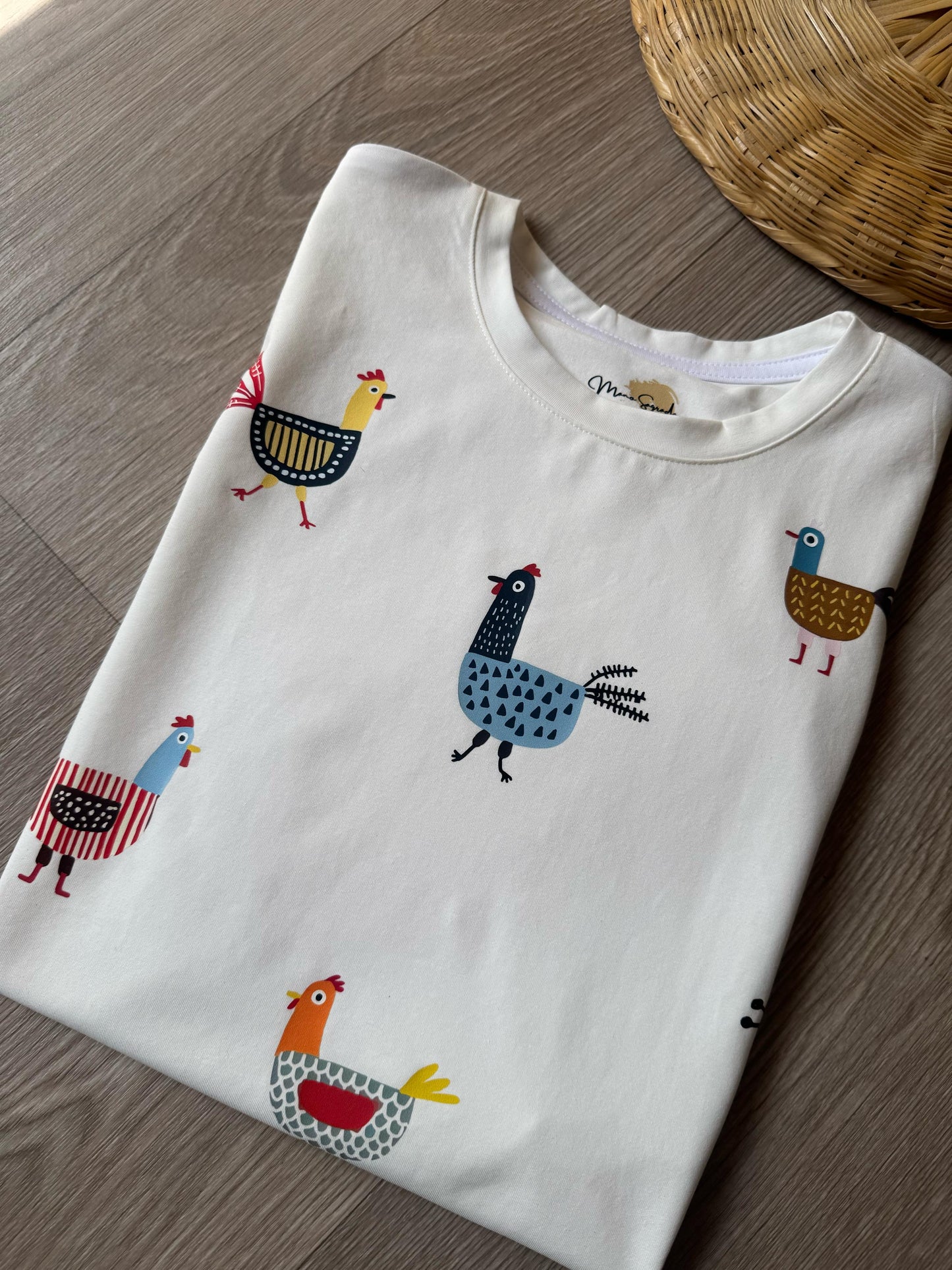 CAMISETA FIESTA DE GALLINITAS