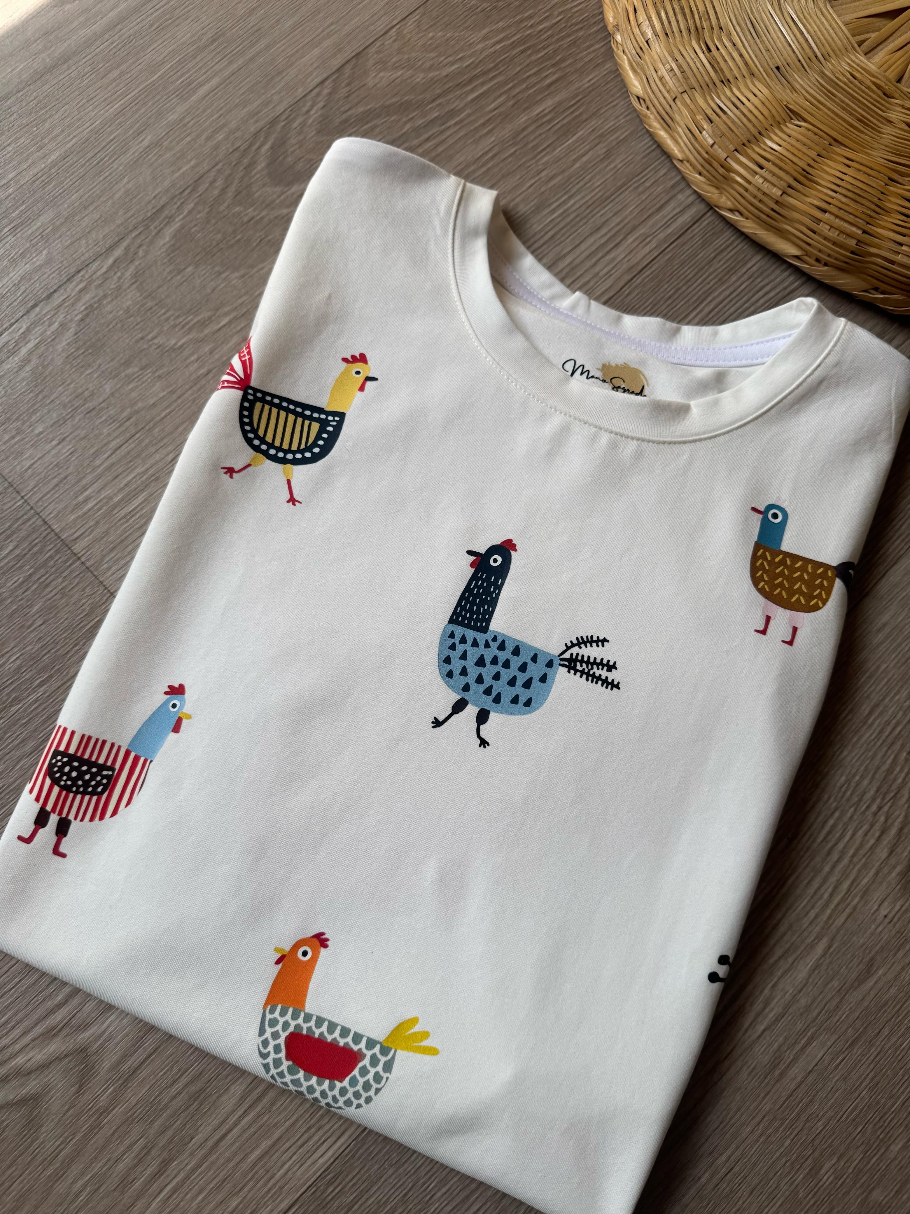 CAMISETA FIESTA DE GALLINITAS