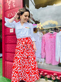 FALDA EXPLOSION DE CORAZONES