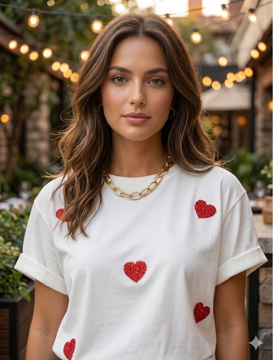 CAMISETA SHINY HEARTS