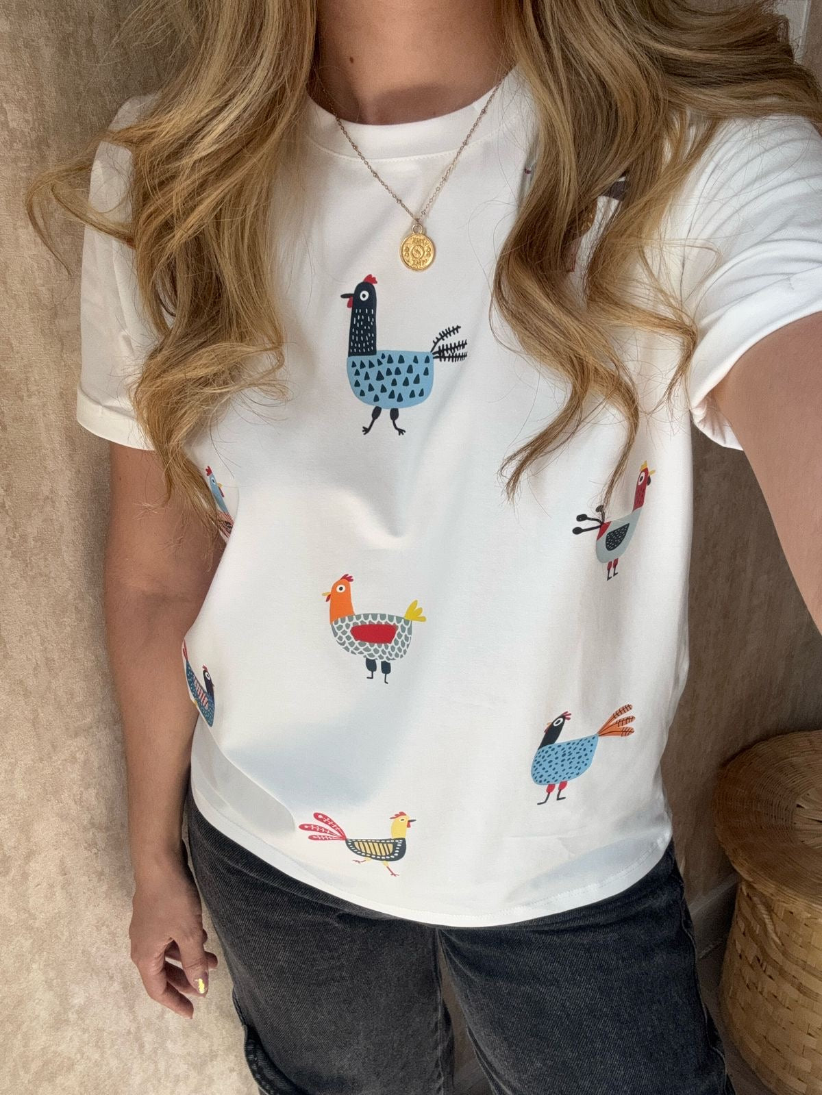 CAMISETA FIESTA DE GALLINITAS