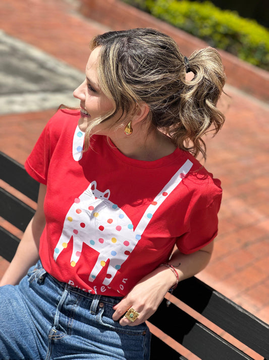 CAMISETA FRECKLED CAT