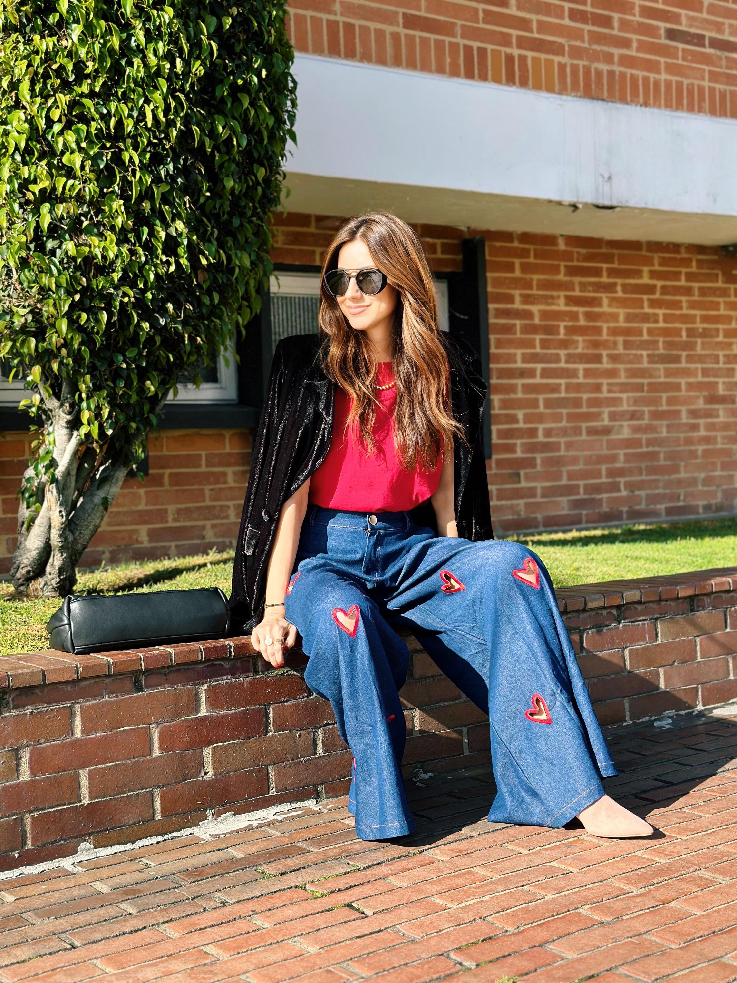 PANTALON AMOR EN INDIGO