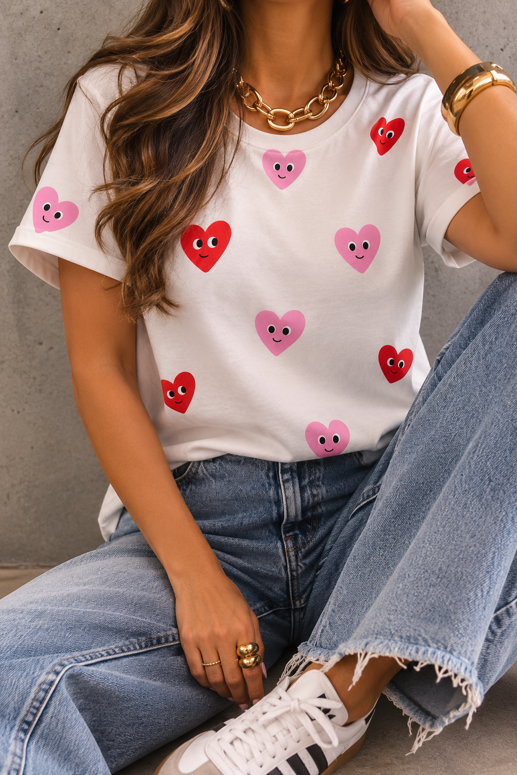 CAMISETA HAPPY HEARTS