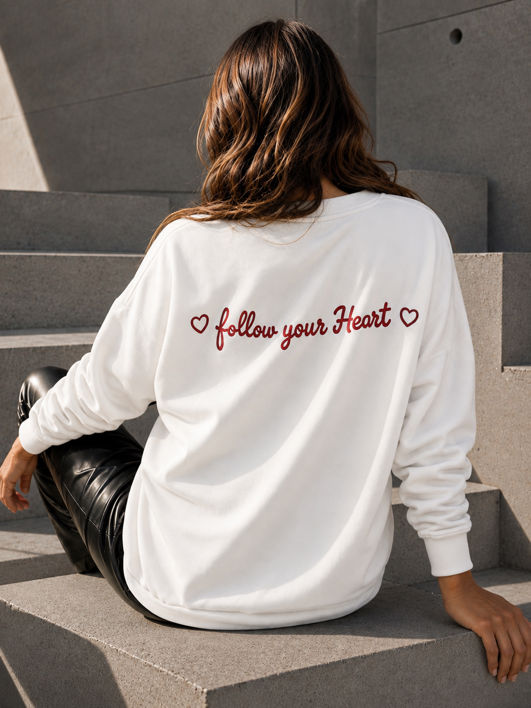 BLUSÃO FOLLOW YOUR HEART