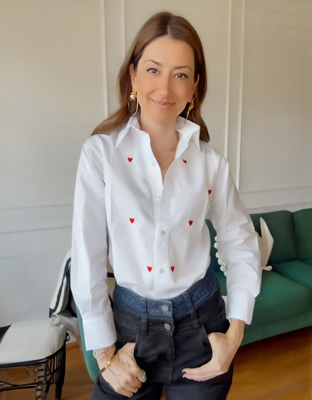 CAMISA NUEVA YORK ||| CORAZONES ALBOROTADOS