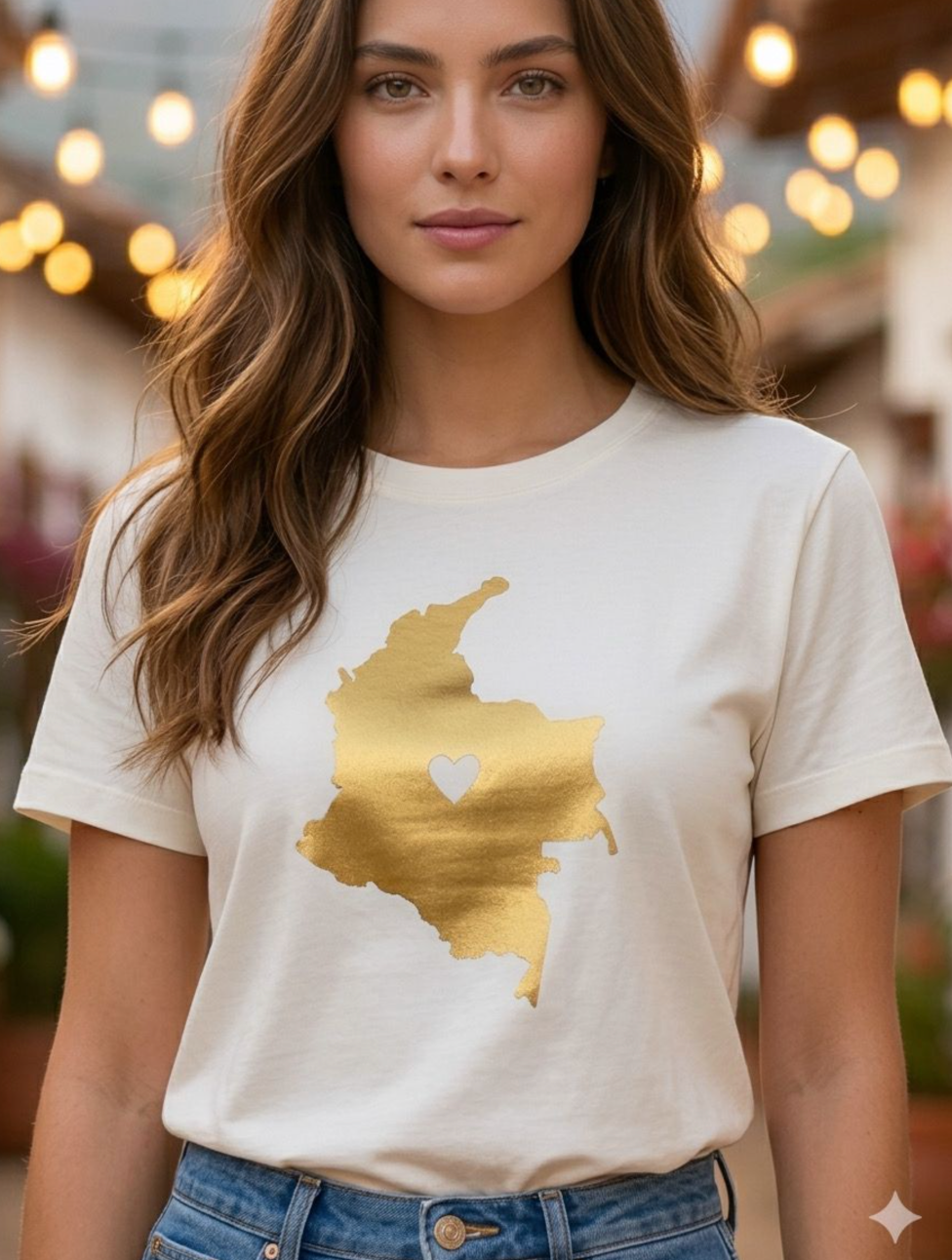 CAMISETA COLOMBIA ES ORO