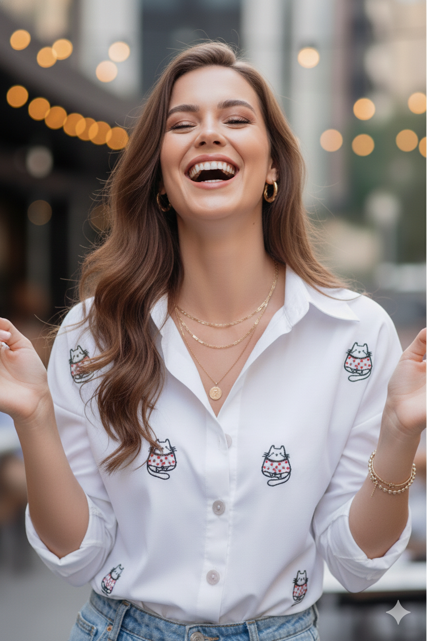 CAMISA|||GATICOS ABRIGADOS