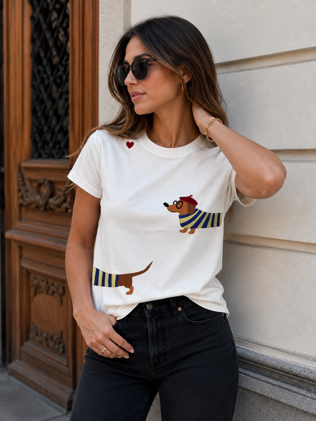 CAMISETA AMOR SALCHICHA