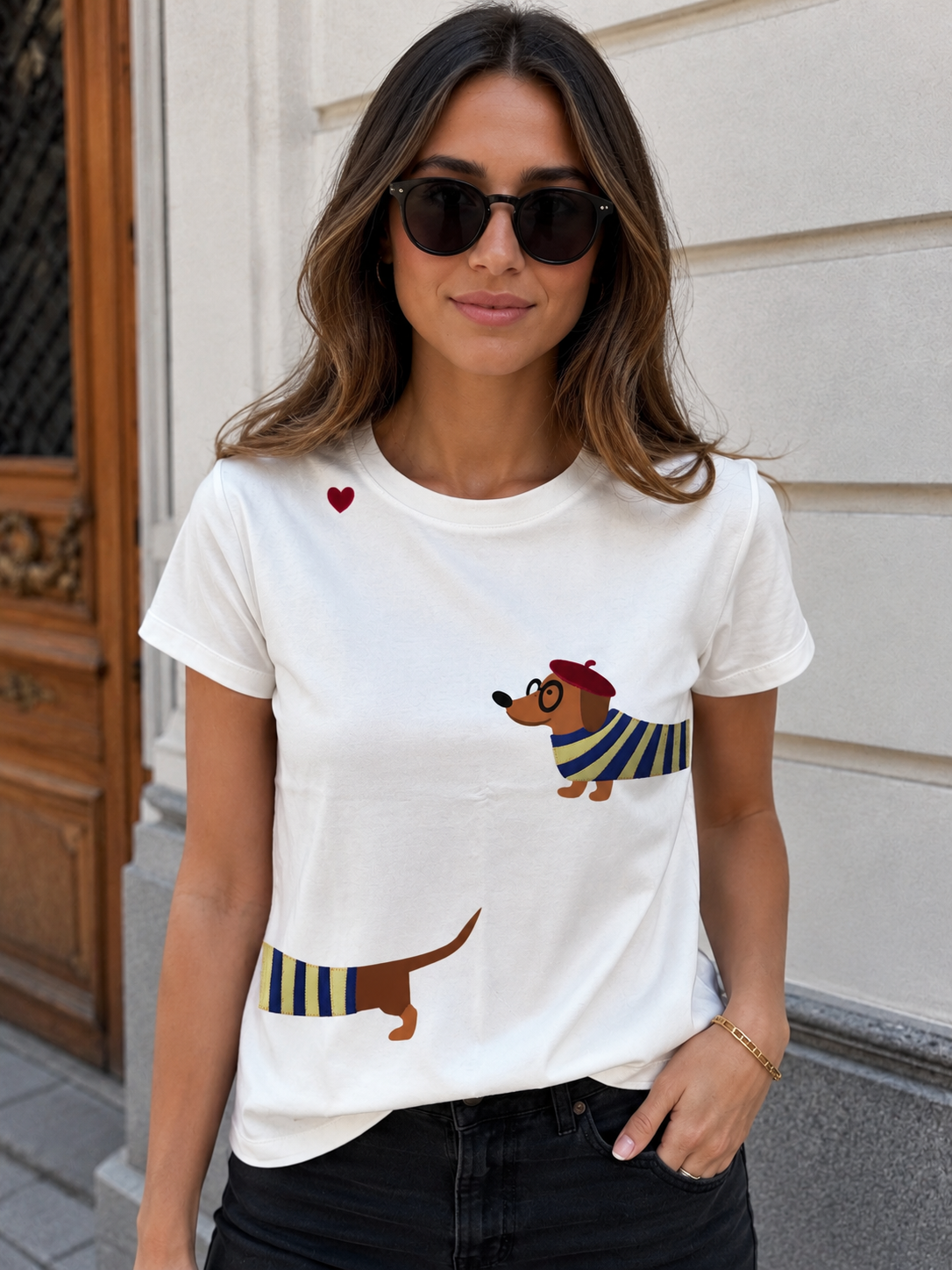 CAMISETA AMOR SALCHICHA