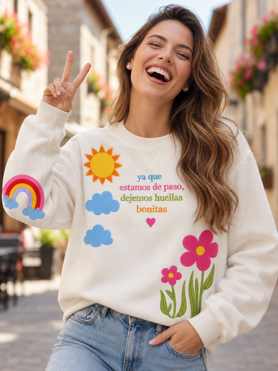HOODIE HUELLAS BONITAS