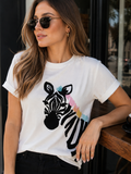 CAMISETA CEBRA DE COLORES