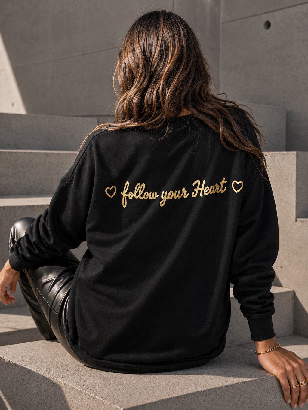 BLUSÃO FOLLOW YOUR HEART