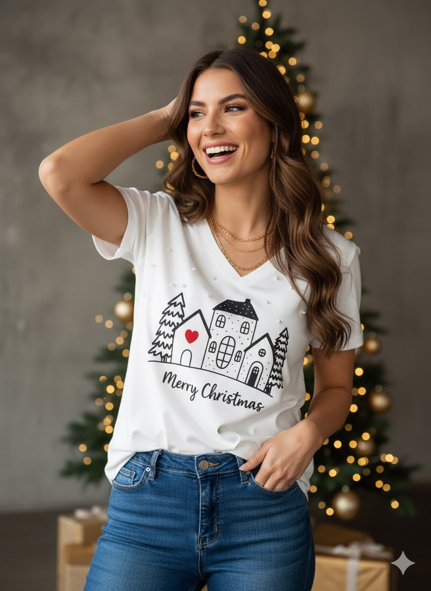 CAMISETA CHRISTMAS TOWN