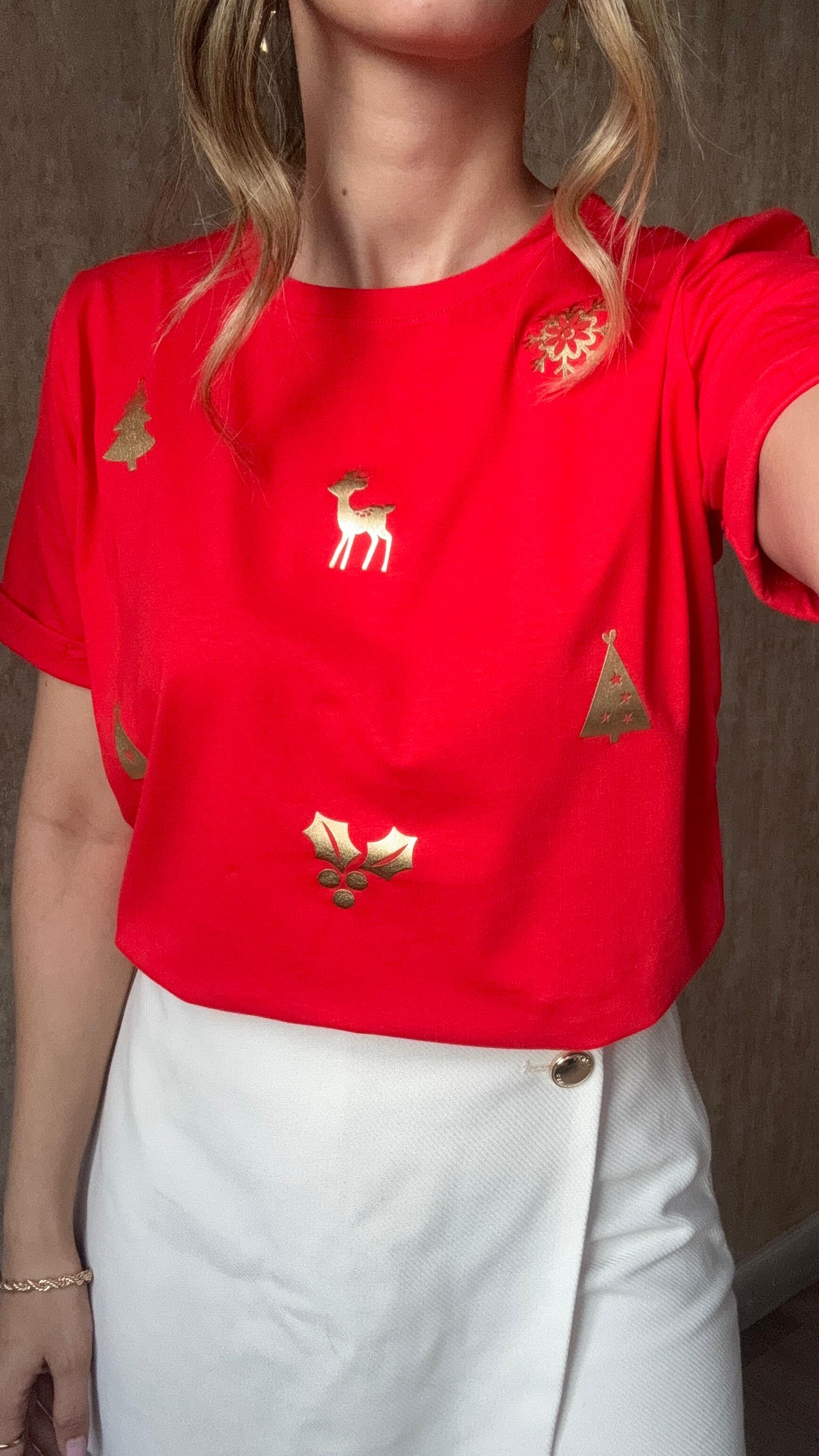 CAMISETA CHRISTMAS ICONS